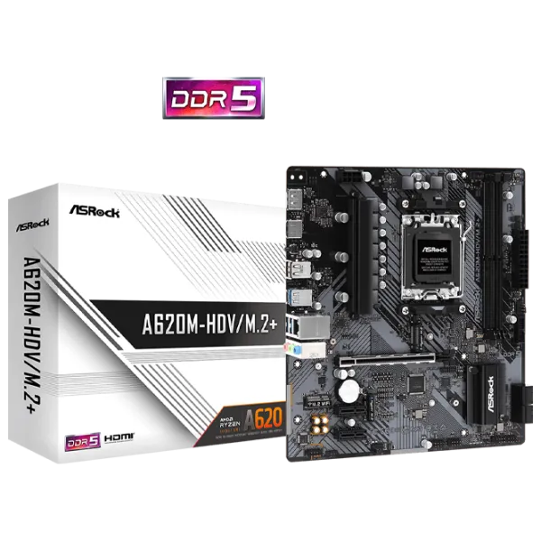 Материнская плата ASRock A620M-HDV/ M.2+ mATX/ AMD A620M photo 5