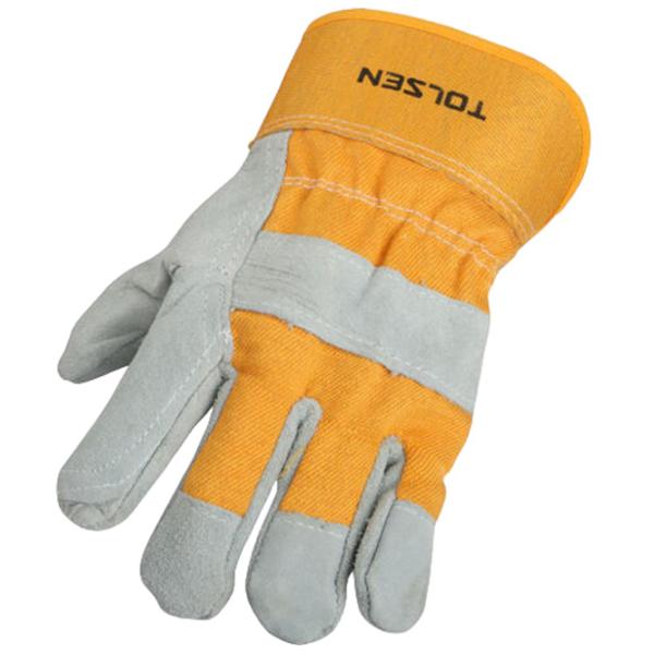 Mănuși de protecție Tolsen Work gloves Poliester/ Yelow photo 2 Mănuși de protecție Tolsen Work gloves Poliester/ Yelow photo 2