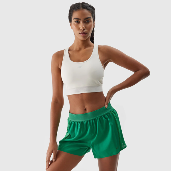 Шорты для женщин 4F 4FWSS24TFSHF502 M/ Green photo 3 Шорты для женщин 4F 4FWSS24TFSHF502 M/ Green photo 3