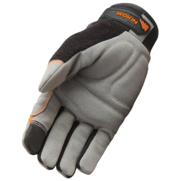 Mănuși de protecție Wokin Mechanical gloves Piele/ Orange photo 3