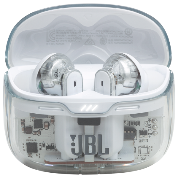 Căști JBL Tune Beam Ghost Transparent White Fără fir/ Personal photo 6