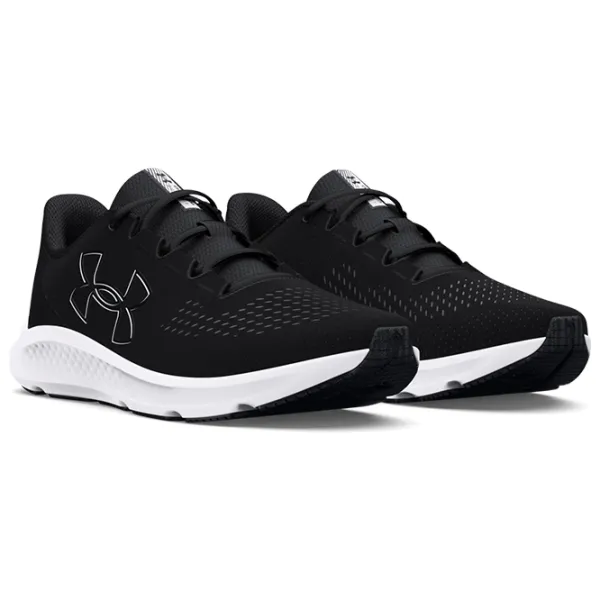 Кроссовки для женщин Under Armour Charged Pursuit 3 Весна/ Black White photo 1 Кроссовки для женщин Under Armour Charged Pursuit 3 Весна/ Black White photo 1