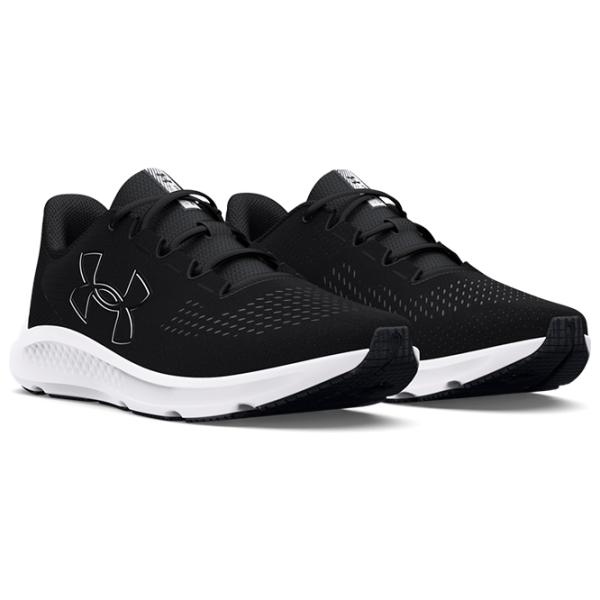 Кроссовки для женщин Under Armour Charged Pursuit 3 Весна/ Black White photo 1 Кроссовки для женщин Under Armour Charged Pursuit 3 Весна/ Black White photo 1