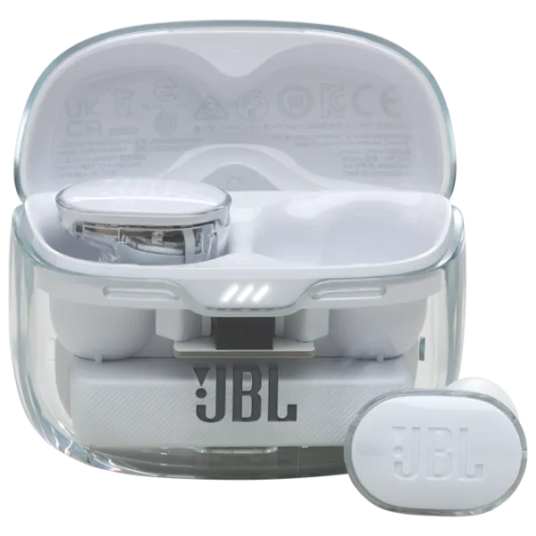 Наушники JBL Tune Buds Ghost Прозрачный White Беспроводные/ Персональный photo 1 Наушники JBL Tune Buds Ghost Прозрачный White Беспроводные/ Персональный photo 1