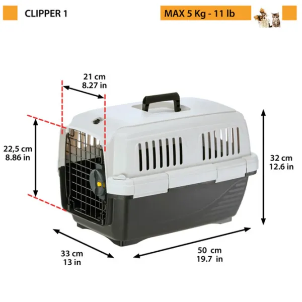 Контейнер для кошек Ferplast CLIPPER 1 Пластик photo 2