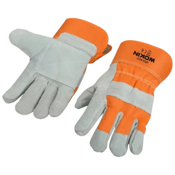 Mănuși de protecție Wokin Work gloves Piele/ White photo 1