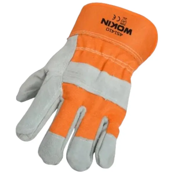 Mănuși de protecție Wokin Work gloves Piele/ White photo 2