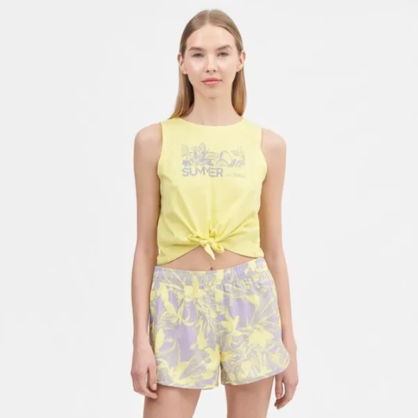 Шорты для женщин 4F 4Fss23ubdsf044 M/ Yelow photo 5 Шорты для женщин 4F 4Fss23ubdsf044 M/ Yelow photo 5