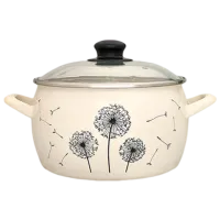 Cratiță Metalac Papadie 2.4 l Oțel emailat/ Beige