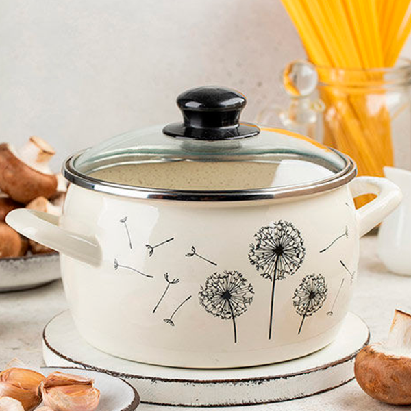 Cratiță Metalac Papadie 7.9 l Oțel emailat/ Beige photo 4 Cratiță Metalac Papadie 7.9 l Oțel emailat/ Beige photo 4