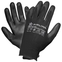 Mănuși de protecție Airline ADWG003 Cotton/ Black