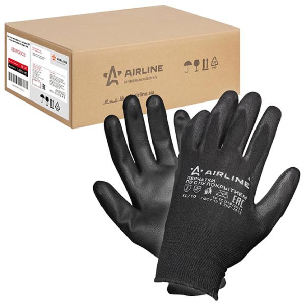 Mănuși de protecție Airline ADWG003 Cotton/ Black photo 3 Mănuși de protecție Airline ADWG003 Cotton/ Black photo 3
