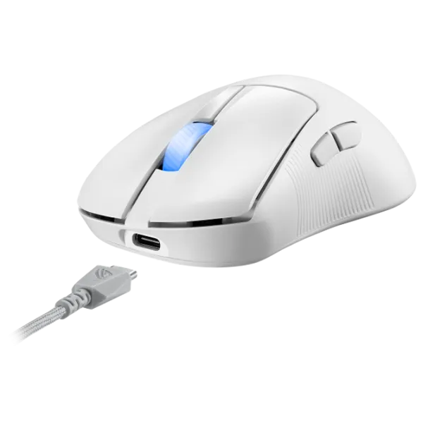 Мышь Asus ROG Keris II Ace USB/ White photo 6