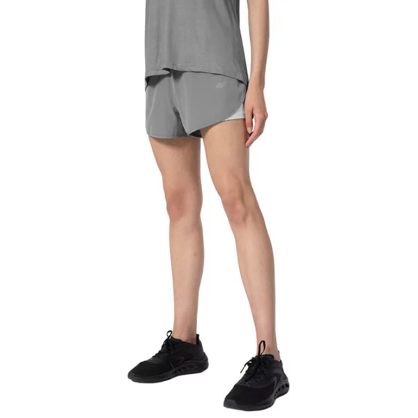 Pantaloni scurți pentru femei 4F 4Fss23tfshf141 M/ Grey photo 2