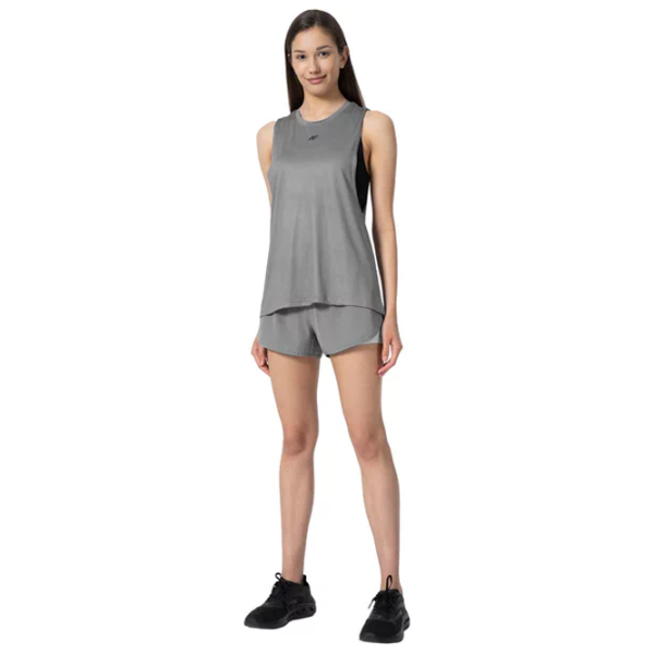 Pantaloni scurți pentru femei 4F 4Fss23tfshf141 M/ Grey photo 3