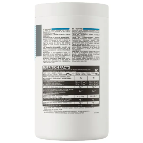 Energizant OstroVit Waxy Maize (5903933915401) 600 g photo 3 Energizant OstroVit Waxy Maize (5903933915401) 600 g photo 3