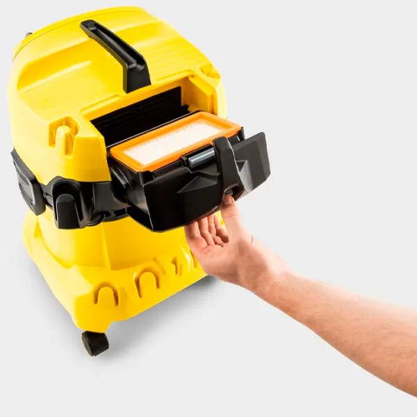Пылесос KARCHER WD4 V-20/5/22 (1.628-209.0) 1000 Вт / Черный Желтый photo 5