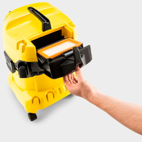Пылесос KARCHER WD4 V-20/5/22 (1.628-209.0) 1000 Вт / Черный Желтый photo 5