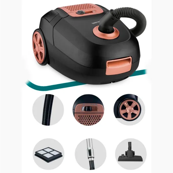 Aspirator GoldMaster GM 7575 1800 W/ Gold Black photo 5