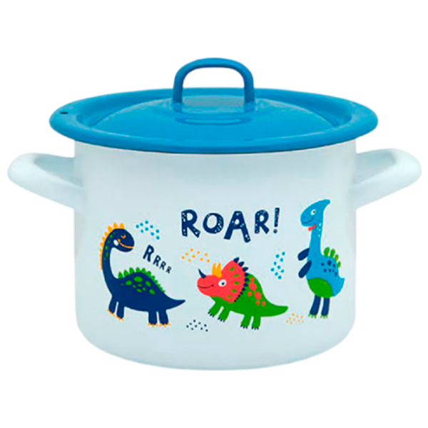 Cratiță Metalac Dino 1.5 l Oțel emailat/ White photo 1 Cratiță Metalac Dino 1.5 l Oțel emailat/ White photo 1