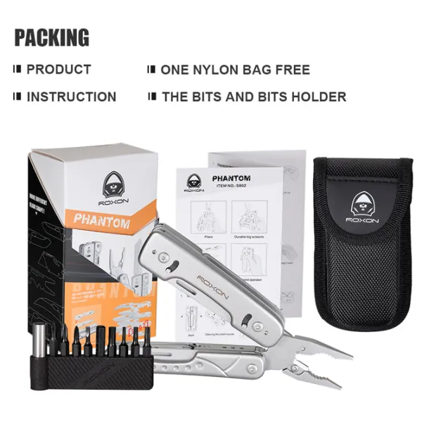 Мултитул Roxon S802 карманный/ нержавеющая сталь photo 5