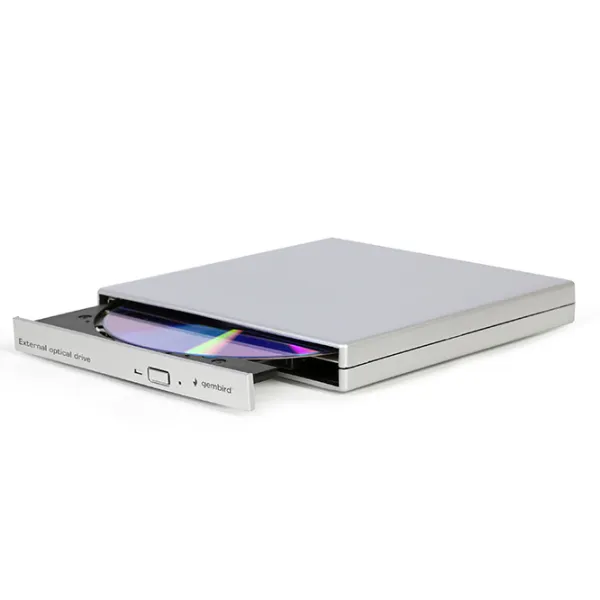 Оптический привод Gembird DVD-USB-02-SV USB 2.0/ Серебристый photo 3