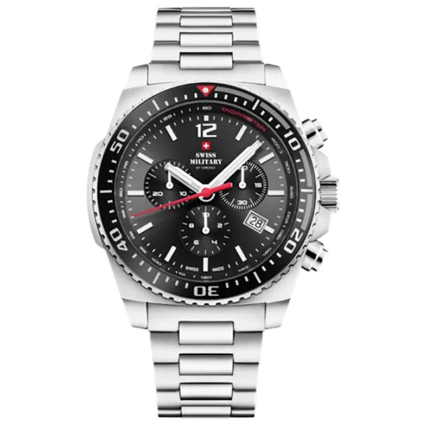 Ceas de mână pentru bărbați Swiss Military SM34093.01 Cuarț/ 45 mm photo 1 Ceas de mână pentru bărbați Swiss Military SM34093.01 Cuarț/ 45 mm photo 1