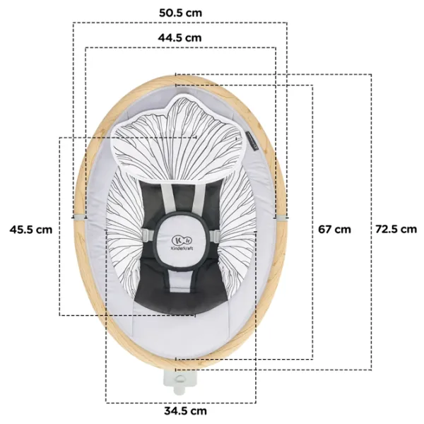 Детские качели KinderKraft Lumi (5478447) 9 кг/ Wood photo 4 Детские качели KinderKraft Lumi (5478447) 9 кг/ Wood photo 4