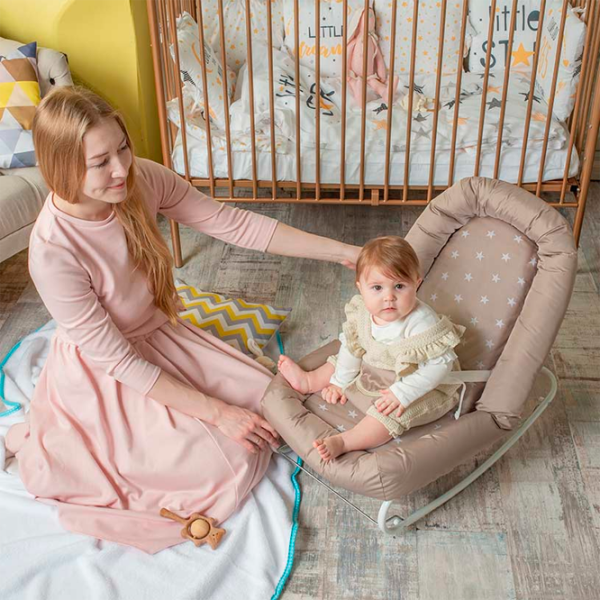 Детские качели Polini Kids Stele (0002282-6) 10 кг/ Brown photo 6