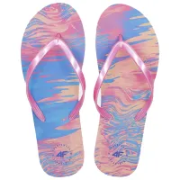 Șlapi pentru femei 4F 4FRMM00FFLIF138 37/ Multicolor