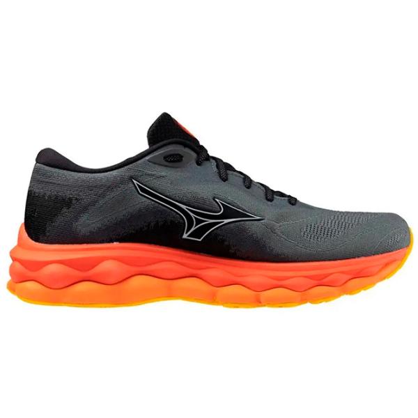Adidași pentru bărbați Mizuno Wave Sky 7 47/ Gray Orange photo 3