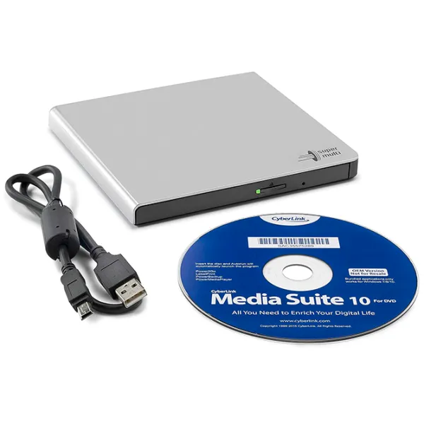 Оптический привод LG GP57ES40 USB 2.0/ Серебристый photo 3