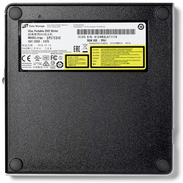 Оптический привод LG GP57ES40 USB 2.0/ Серебристый photo 5