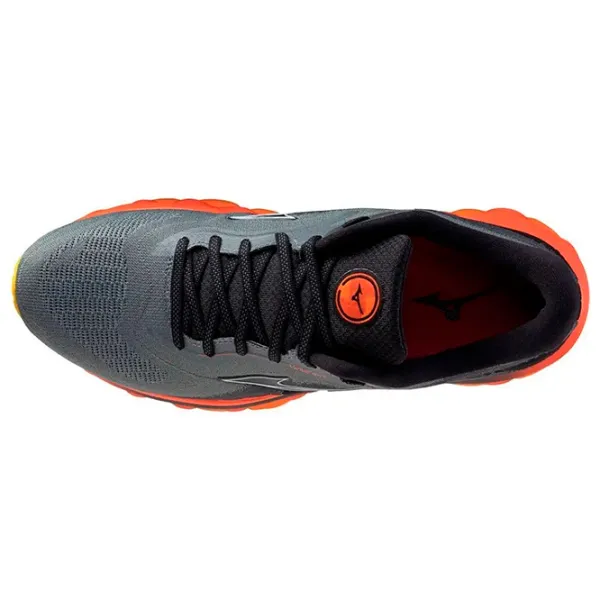 Adidași pentru bărbați Mizuno Wave Sky 7 44/ Gray Orange photo 4 Adidași pentru bărbați Mizuno Wave Sky 7 44/ Gray Orange photo 4