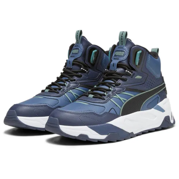 Botine pentru bărbați Puma Trinity Mid Hybrid 40.5/ Navy photo 1 Botine pentru bărbați Puma Trinity Mid Hybrid 40.5/ Navy photo 1