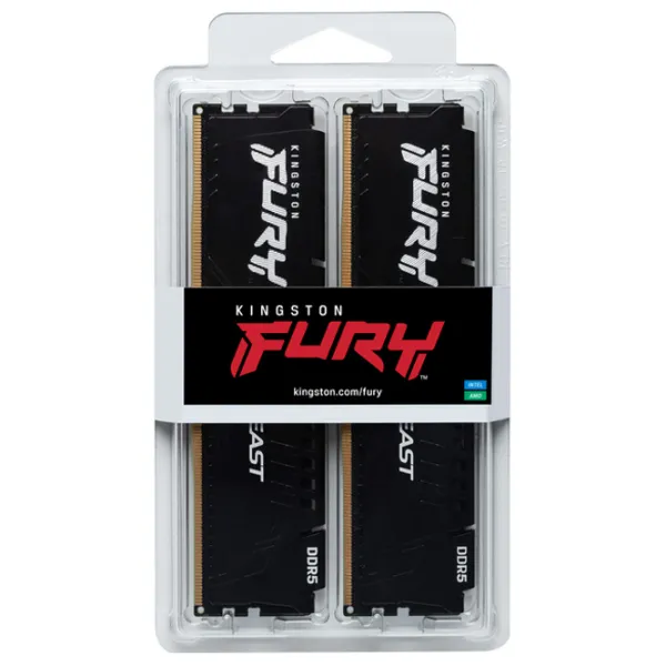 Оперативная память Kingston FURY Beast KF560C30BBK2-32 DDR5/ 32 ГБ photo 3