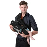 Marsupiu pentru copii Chipolino Comfy (3800931050634) 9 kg/ Black photo 2