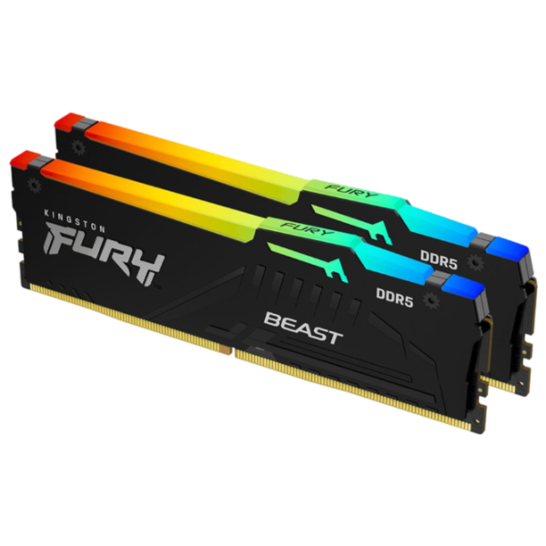 Оперативная память Kingston FURY Beast RGB KF560C30BBAK2-64 DDR5/ 64 ГБ photo 1