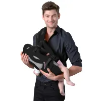 Marsupiu pentru copii Chipolino Comfy (3800931050641) 9 kg/ Black photo 2