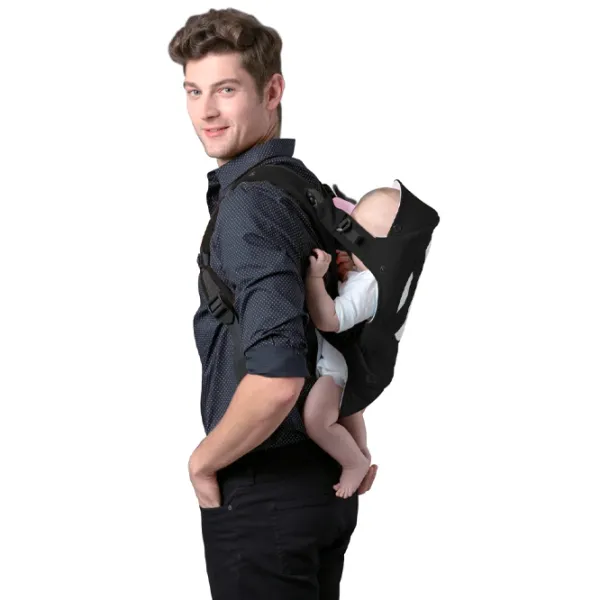 Marsupiu pentru copii Chipolino Comfy (3800931050641) 9 kg/ Black photo 3