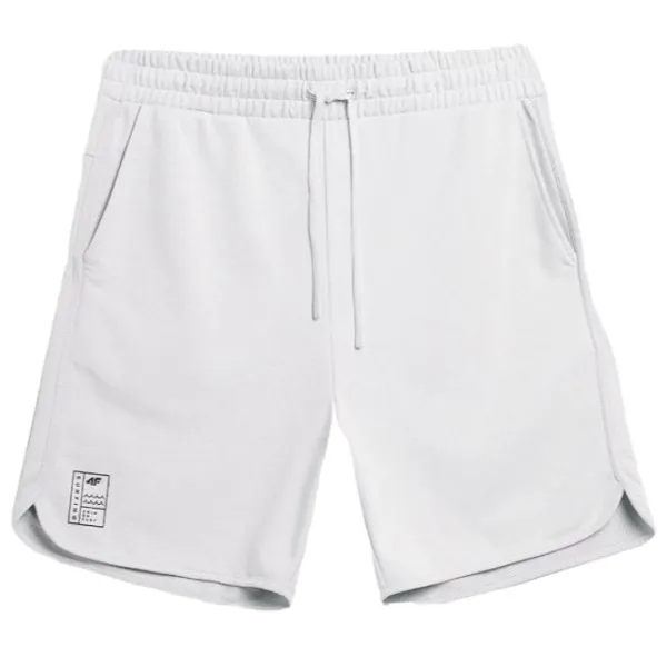 Pantaloni scurți pentru bărbați 4F 4Fss23tshom086 M/ White photo 1 Pantaloni scurți pentru bărbați 4F 4Fss23tshom086 M/ White photo 1