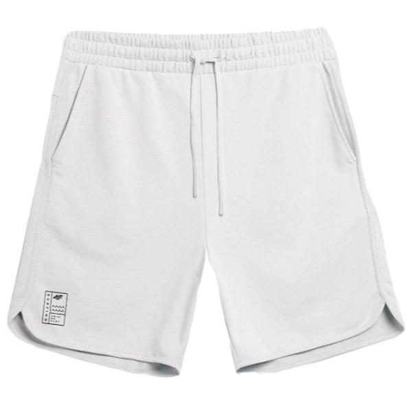 Pantaloni scurți pentru bărbați 4F 4Fss23tshom086 M/ White photo 1 Pantaloni scurți pentru bărbați 4F 4Fss23tshom086 M/ White photo 1