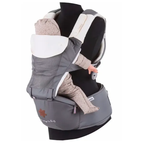 Marsupiu pentru copii Chipolino Hip Star (3800931050597) 15 kg/ Gray photo 2 Marsupiu pentru copii Chipolino Hip Star (3800931050597) 15 kg/ Gray photo 2