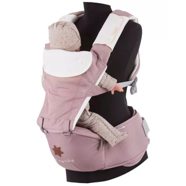 Переноска для детей Chipolino Hip Star (3800931050610) 15 кг/ Pink photo 2 Переноска для детей Chipolino Hip Star (3800931050610) 15 кг/ Pink photo 2