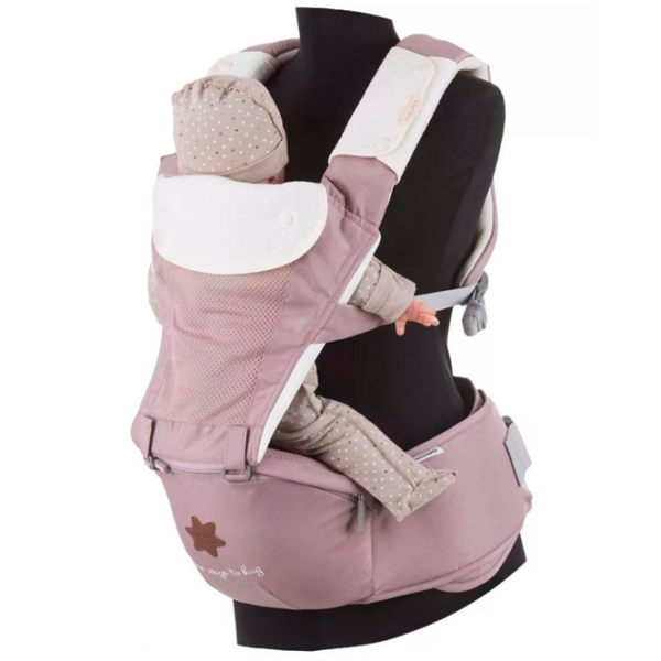 Переноска для детей Chipolino Hip Star (3800931050610) 15 кг/ Pink photo 2 Переноска для детей Chipolino Hip Star (3800931050610) 15 кг/ Pink photo 2