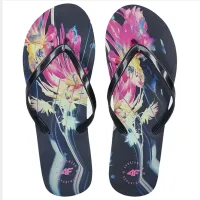 Шлепанцы для женщин 4F 4FRMM00FFLIF138 40/ Black