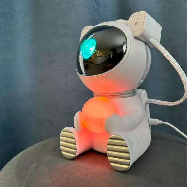 Проектор звезд Starry Sky Galaxy Nightlight Moon Mini Черный White photo 5