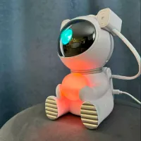 Проектор звезд Starry Sky Galaxy Nightlight Moon Mini Черный White photo 5