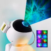 Проектор звезд Starry Sky Galaxy Nightlight Moon Mini Черный White photo 7