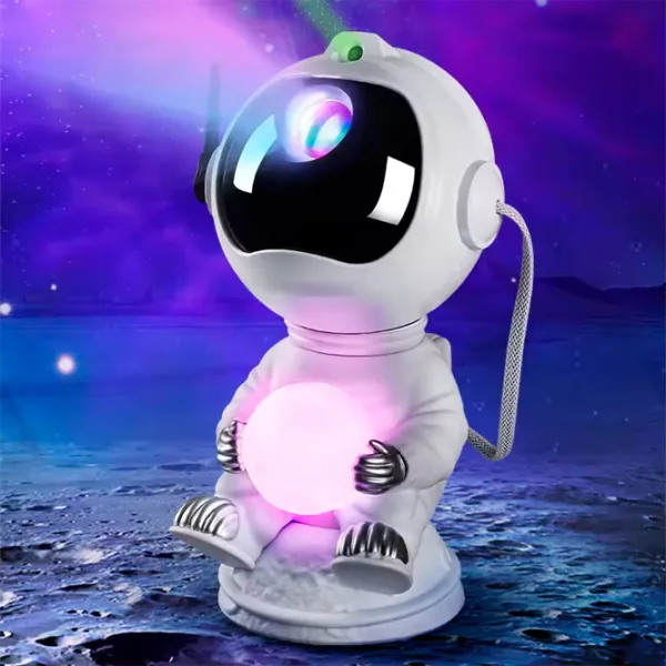 Проектор звезд Starry Sky Galaxy Nightlight Moon Mini Черный White photo 8